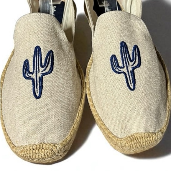 🌻NEW NWOT Soludos Cactus Moccasins / Smoking Slippers Men's Size 11 - Picture 2 of 14
